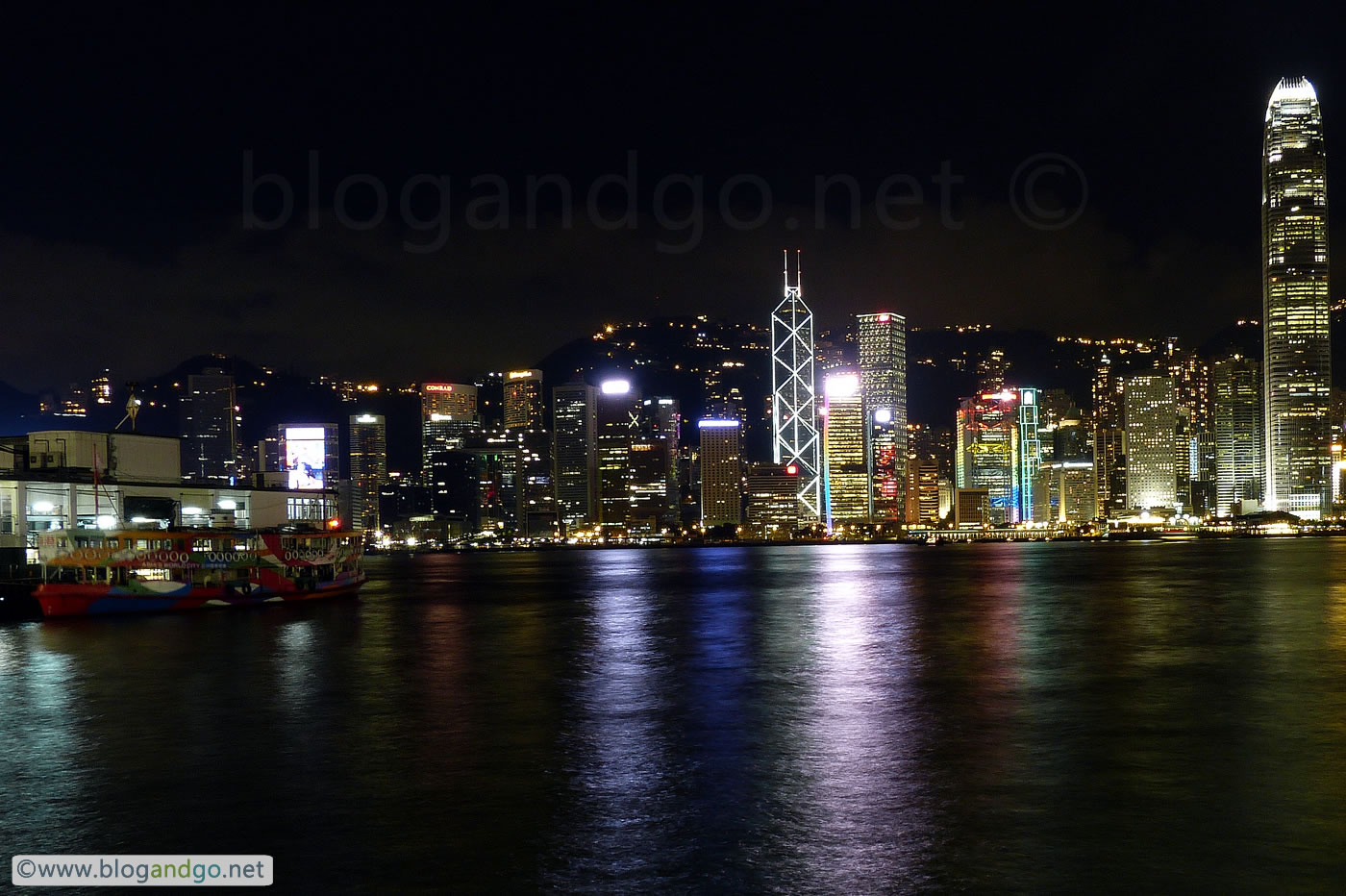 Hong Kong Harbour at night (27 June, 2014)